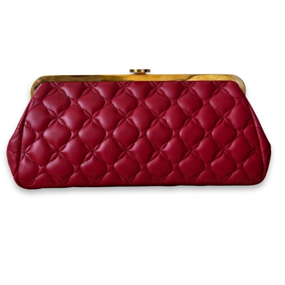 CHOPARD "All Night" Imperiale, Red Leather Clutch Bag 95000-0413